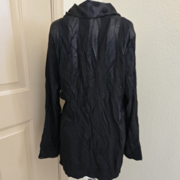 Victoria's Secret Wrap Tie Kimono Robe Striped Polka Dot Satin M/L - Picture 7 of 8